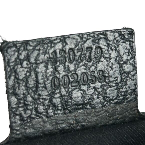 Gucci Black Pebbled Leather 1961 Jackie Top Handle Front G Clasp Front Handbag - Picture 13 of 14